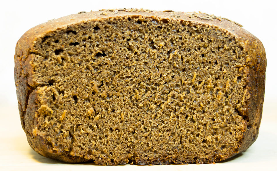 Ржаной хлеб «Бабушкинский». С варенным картофелем, на закваске.
